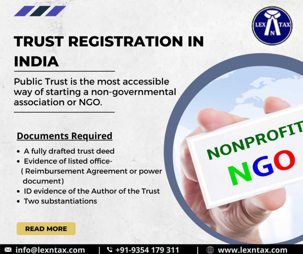 Affordable Trust Registration Services in India