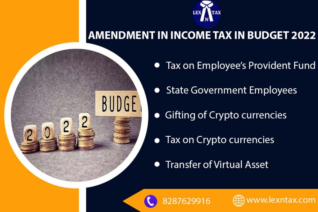 Amendment In Income Tax In Budget 2022